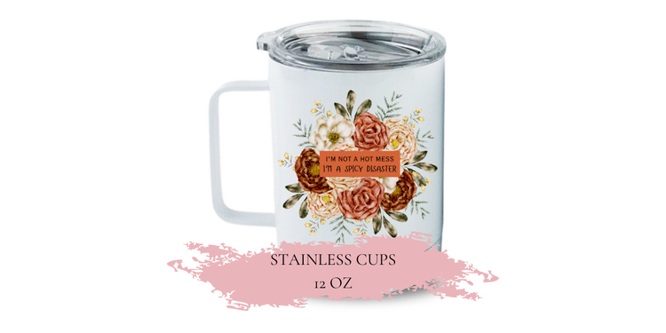 12 oz stainless travel cups