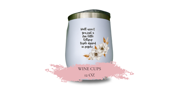 12 oz wine to-go cups