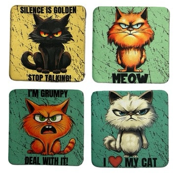 Grumpy sassy kitties
