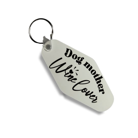 Dog mother wine lover