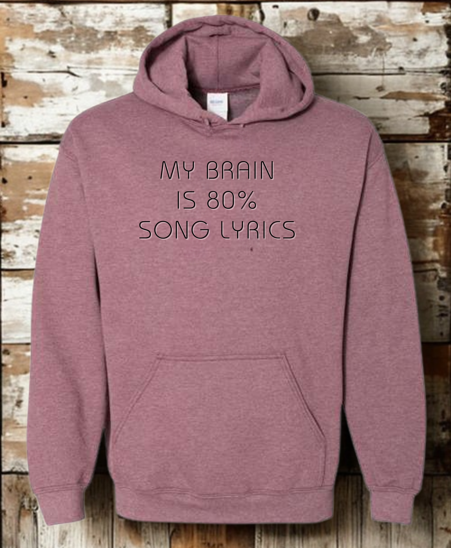 My brain is 80% song lyrics