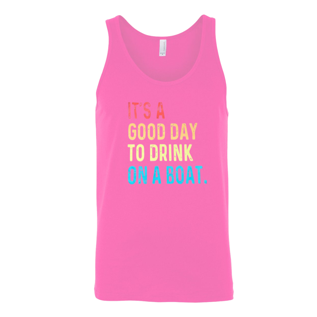 It's a good day to drink on a boat