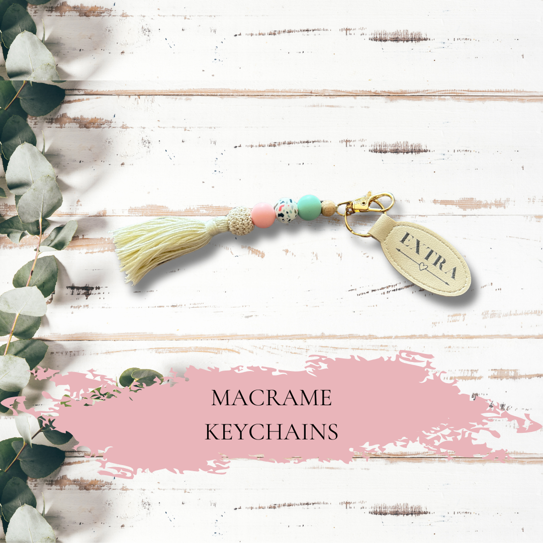 Macrame key chains