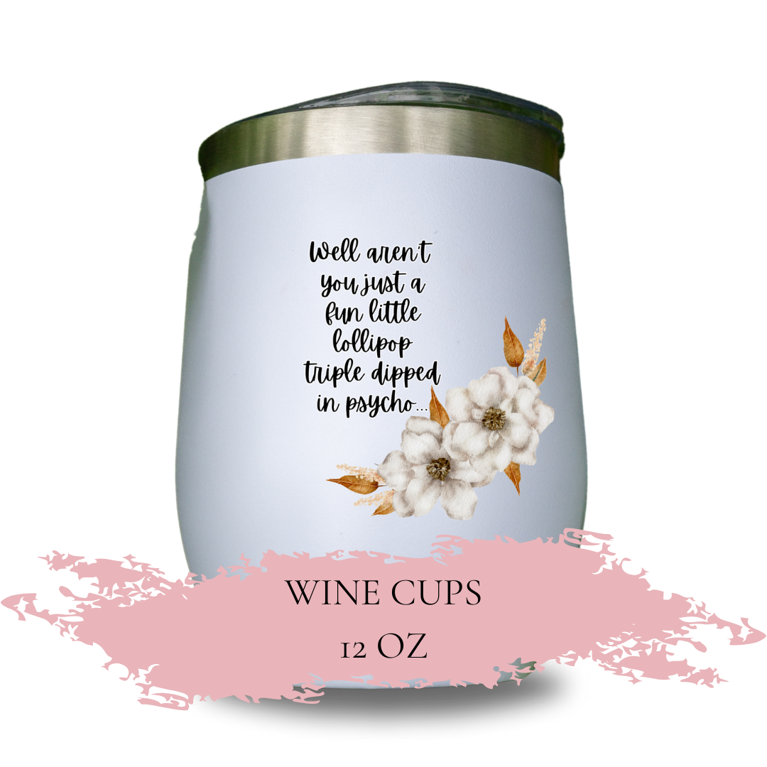 12 oz wine to-go cups