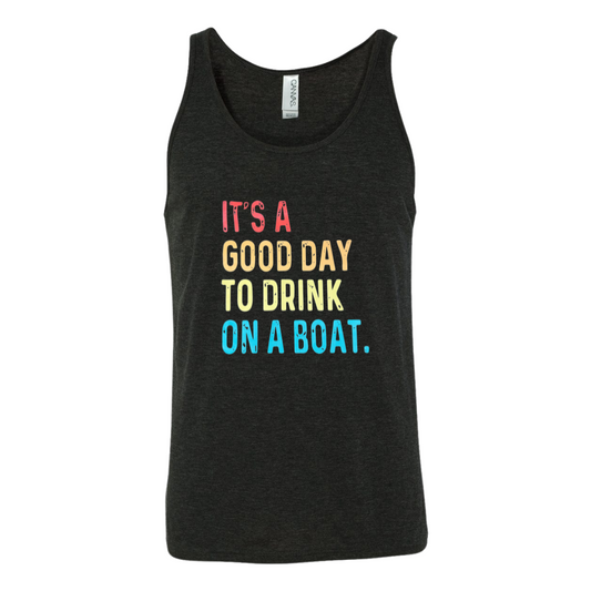 It's a good day to drink on a boat