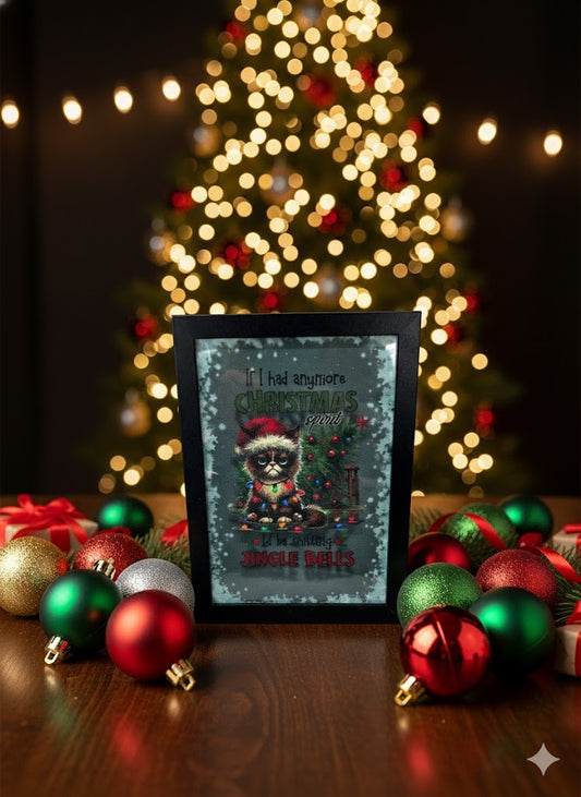 If I had anymore Christmas spirit I'd be shitting jingle bells