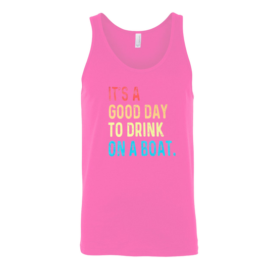 It's a good day to drink on a boat