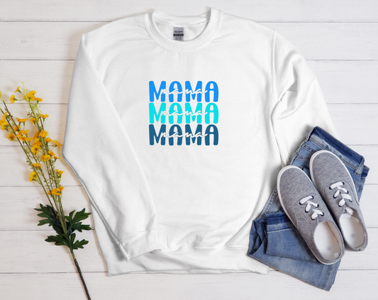 Mama (Blue & white)